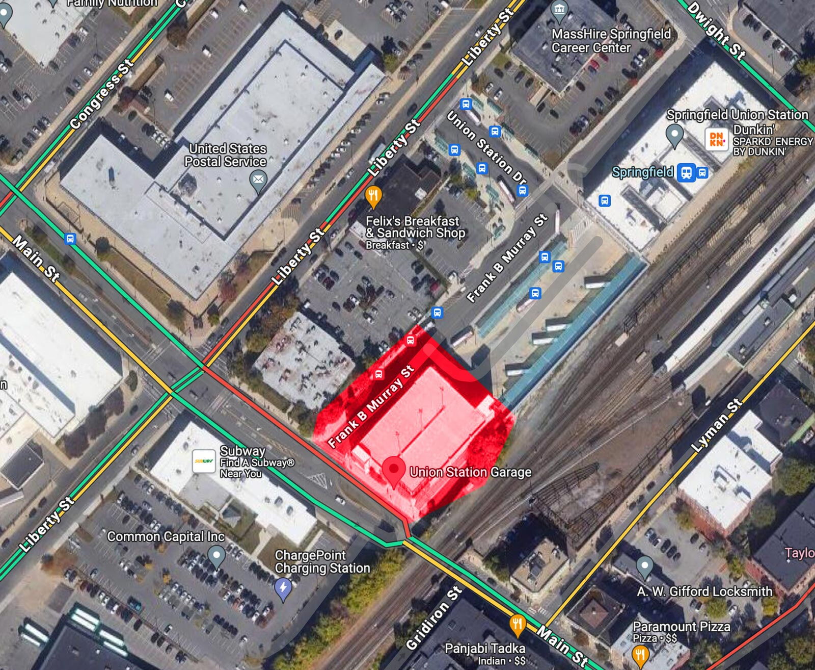 Garage Street Map