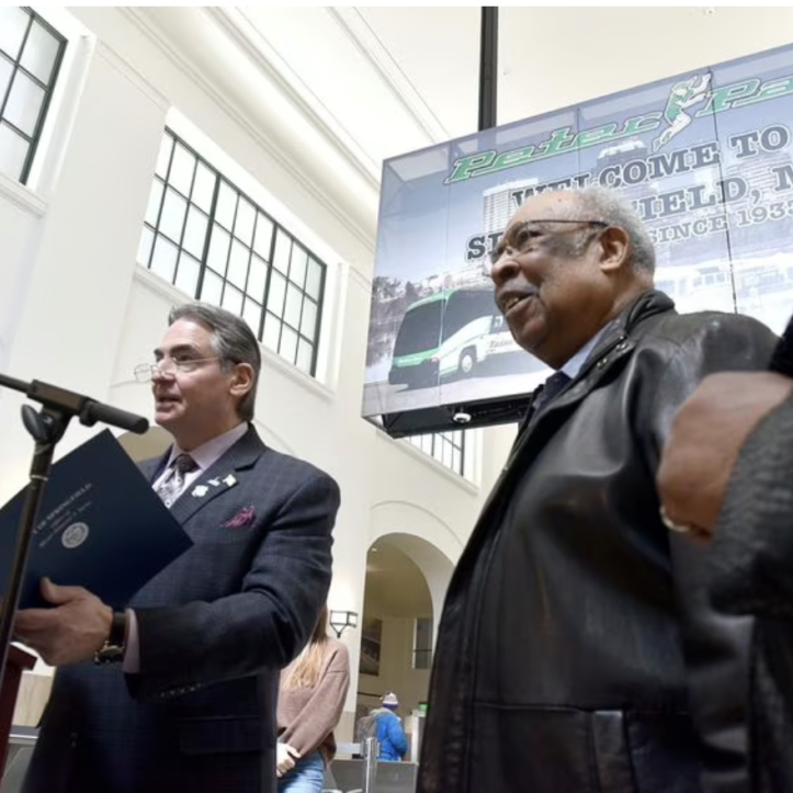 Everett L. ‘Andy’ Anderson and Mayor Domenic J. Sarno